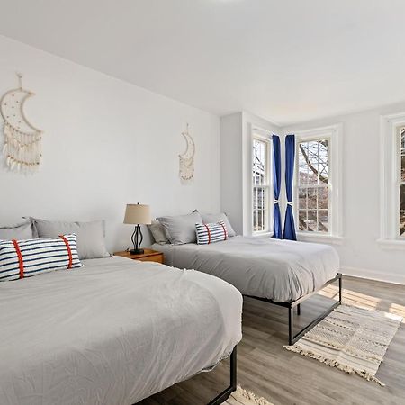 Orange Oasis In The Heart Of East Rock With Free Parking Near Dt And Yale Apartment New Haven Bagian luar foto