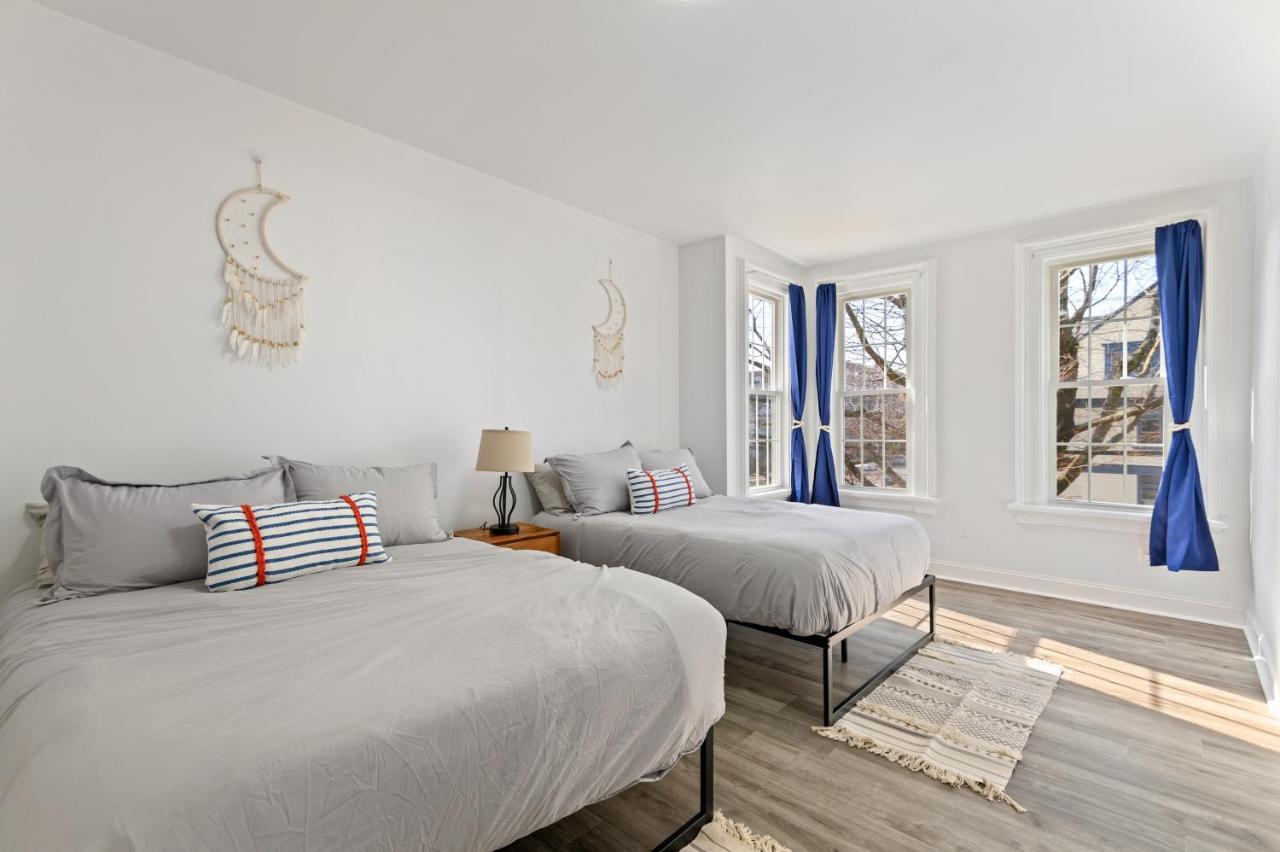 Orange Oasis In The Heart Of East Rock With Free Parking Near Dt And Yale Apartment New Haven Bagian luar foto